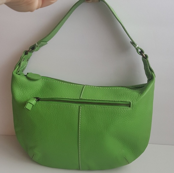 Gap green leather bag. - Picture 2 of 6